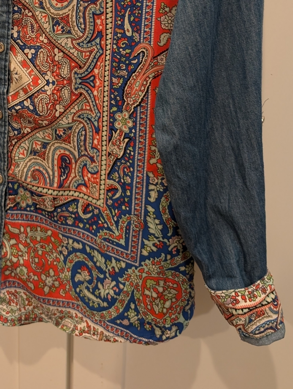 Point Zero Denim Bandana Shirt - Picture 9 of 9